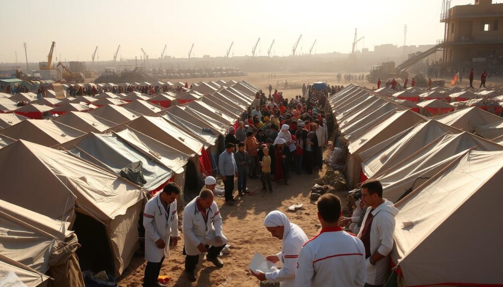 organisasi kemanusiaan di Gaza